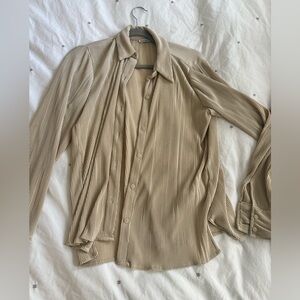 Long sleeve Abercrombie button up top